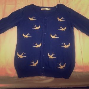 Blue Sparrow Cardigan